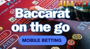 Baccarat mobile betting on the go